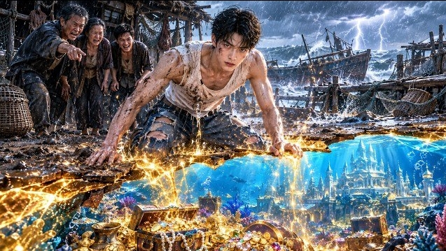 🔥У него отняли всё и бросили. Но дворец сокровищ в глубине моря ждёт его—судьба ещё не окончена!