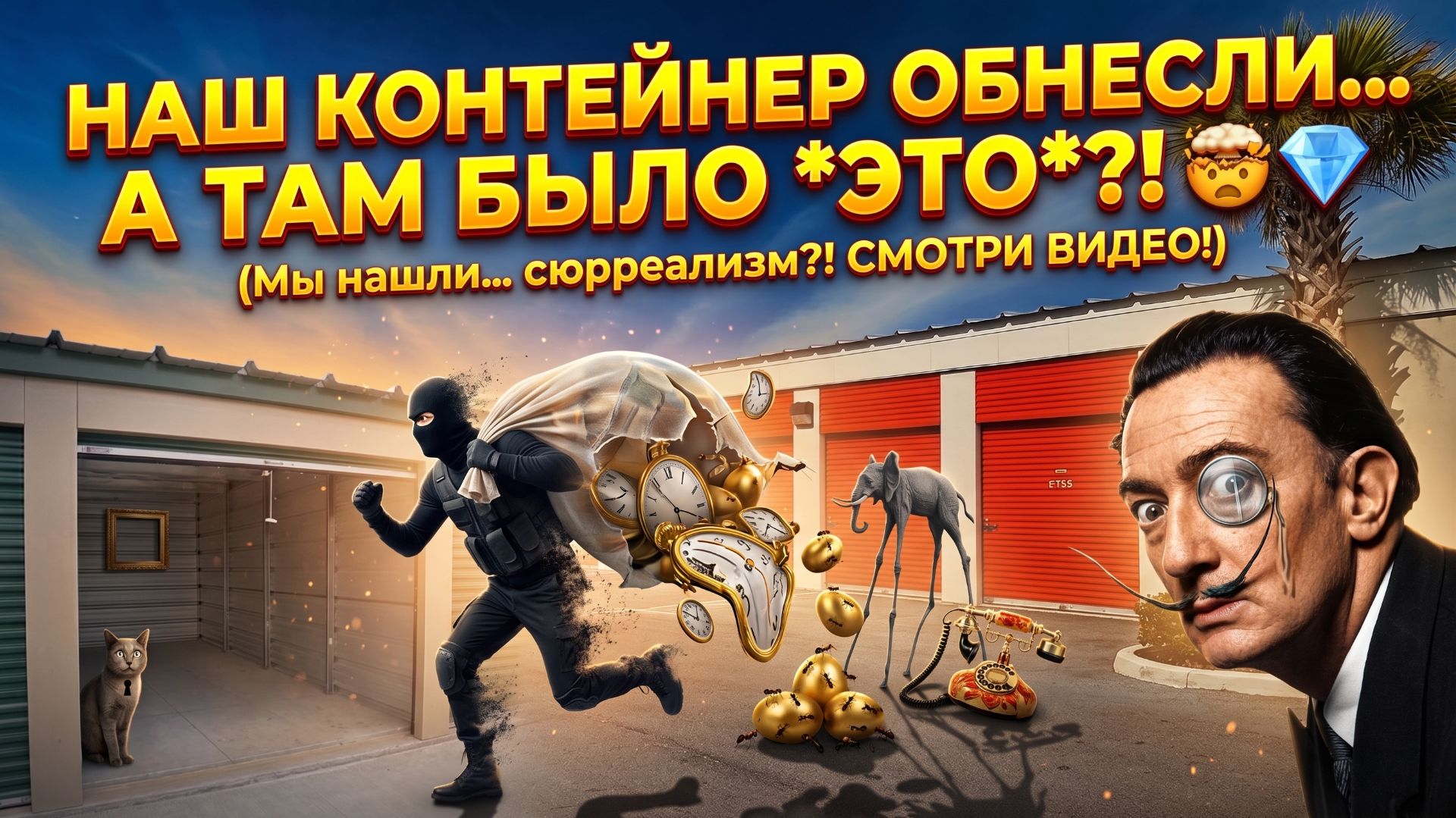 Украли наш контейнер, Сальвадор Дали, Baccarat и IPhone 12.