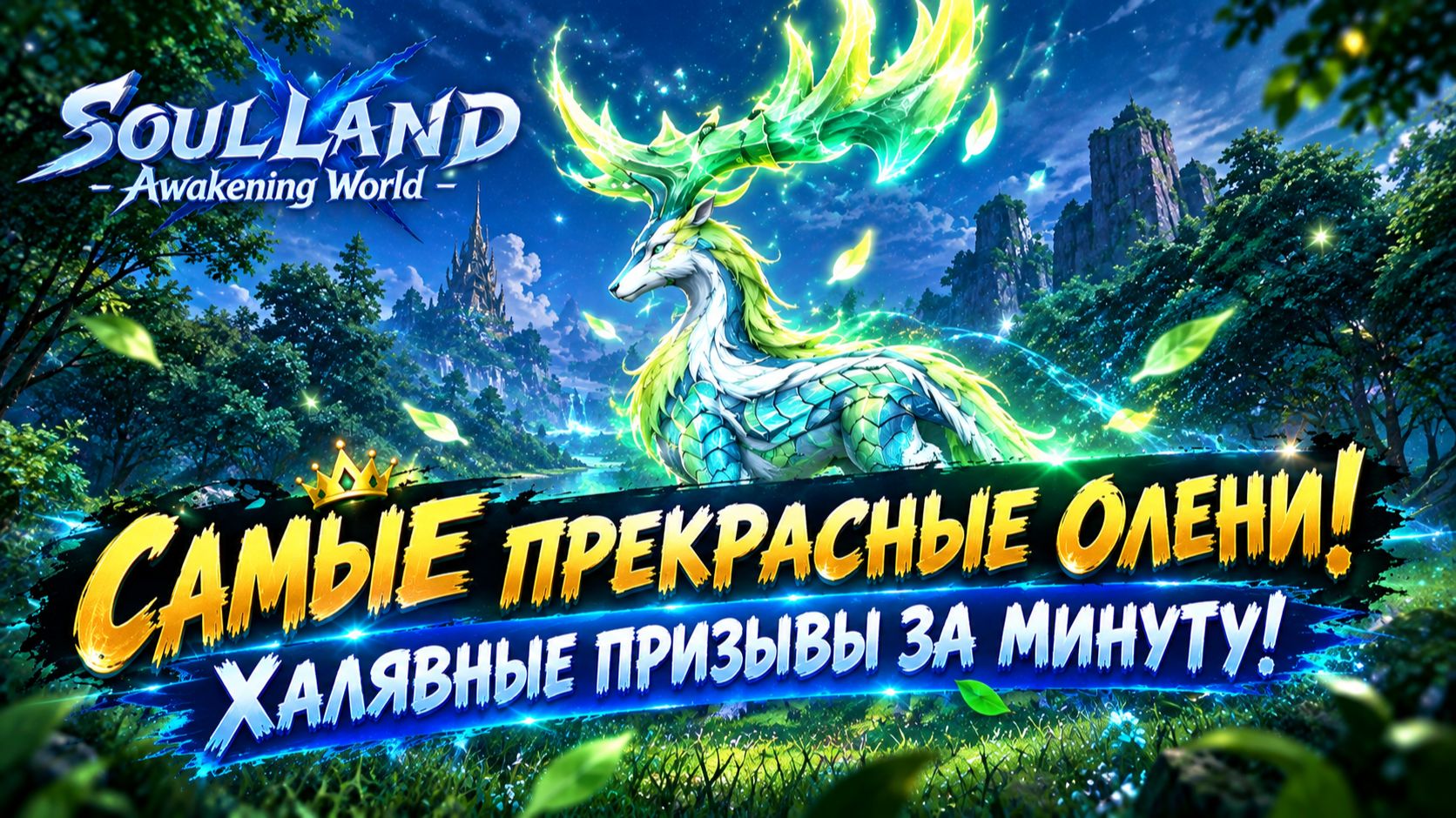 Самые прекрасные олени! Халявные призывы за минуту! | Soul Land: Awakening World