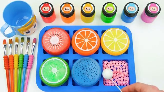 Очумелые Ручки! Успокаивающее видео, DIY как сделать плотный синий слайм, микс в стиле Sprunki, Labu