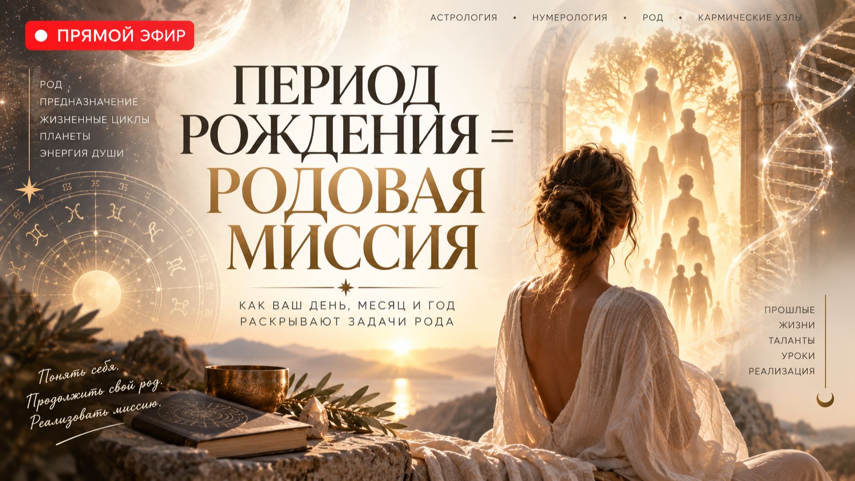 Прямой эфир Период рождения = родовая миссия