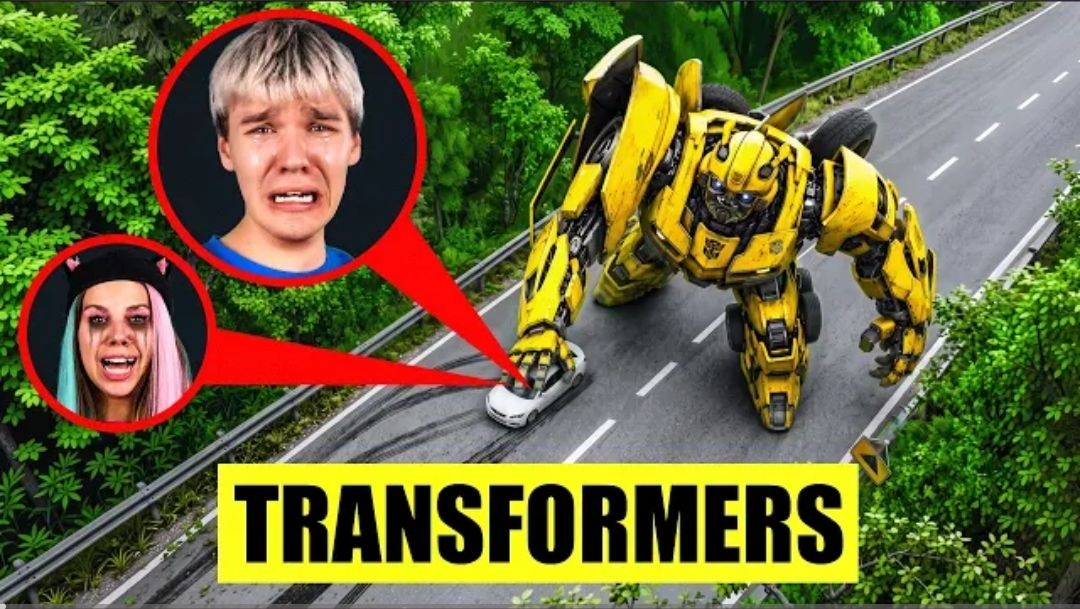 МОЙ ДРОН ЗАСНЯЛ ТРАНСФОРМЕРОВ В РЕАЛЬНОЙ ЖИЗНИ!!!