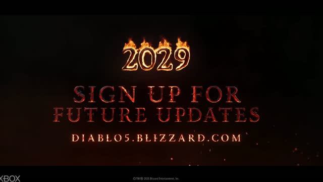 Анонсирована Diablo V! Игра выйдет весной 2029 года.
