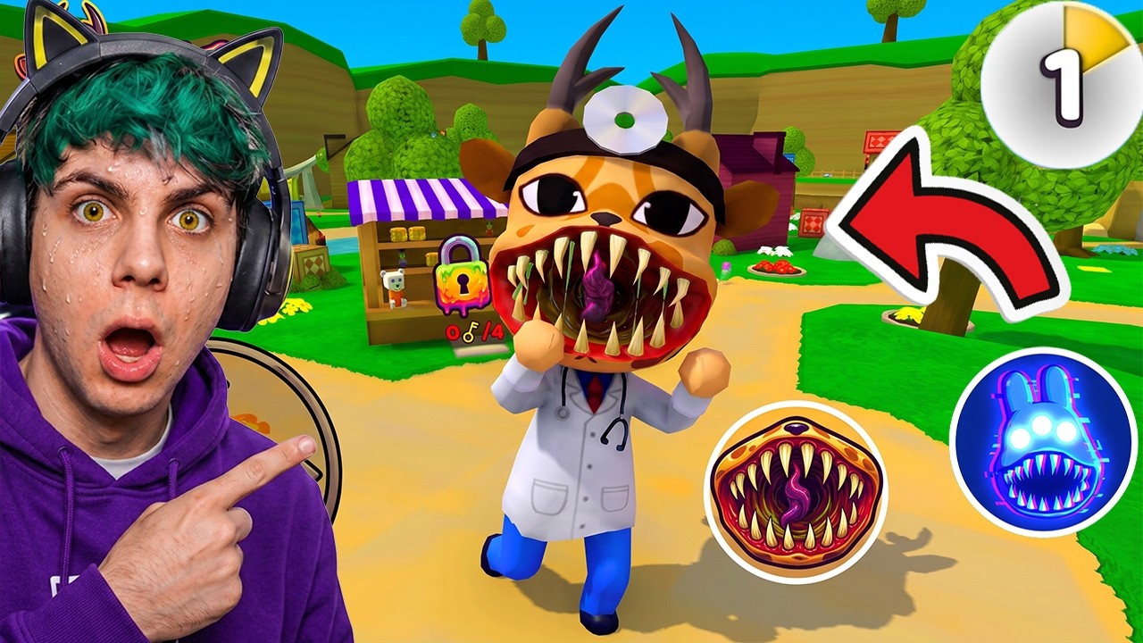 Сегодня я стану всеми аномалиями из Animal Hospital в SUPER BEAR ADVENTURE