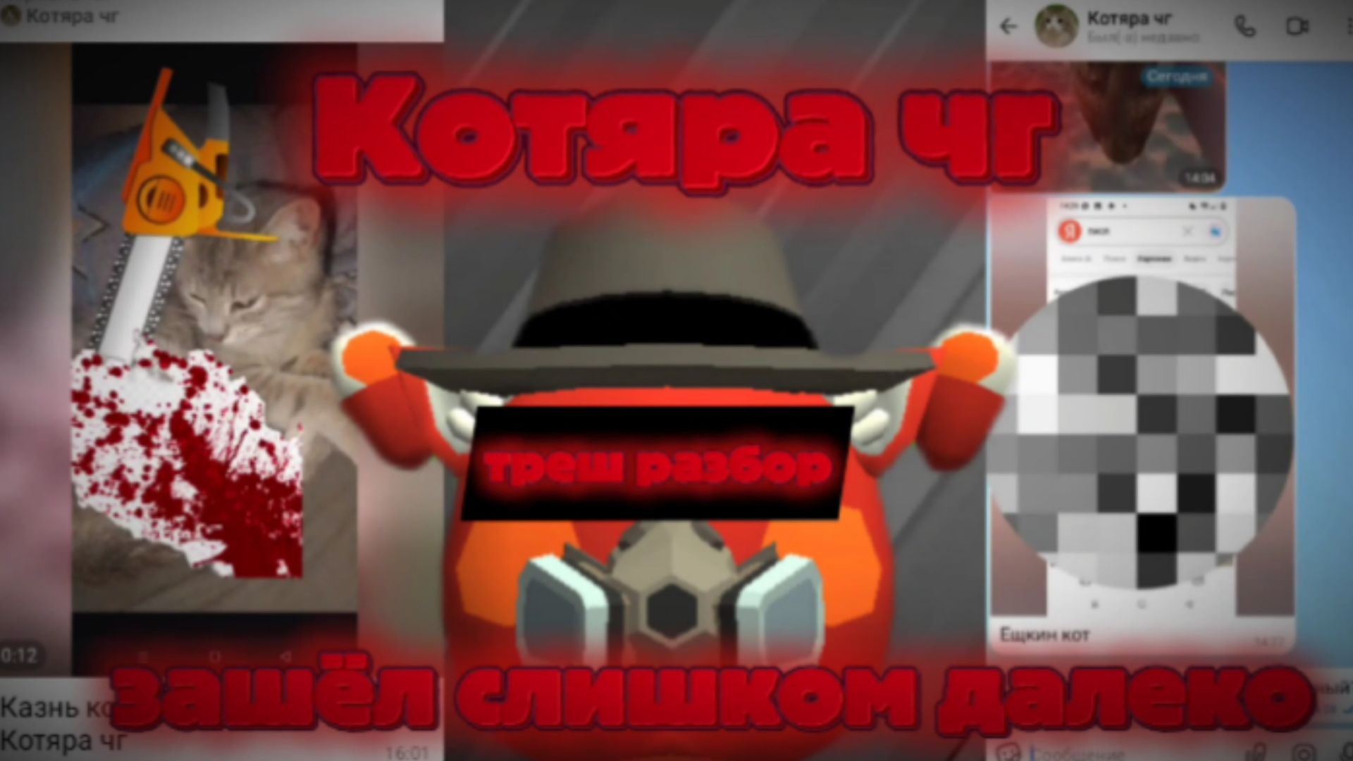 КОТЯРА ЧГ ЗАШЁЛ СЛИШКОМ ДАЛЕКО | Разбор на котяру чг