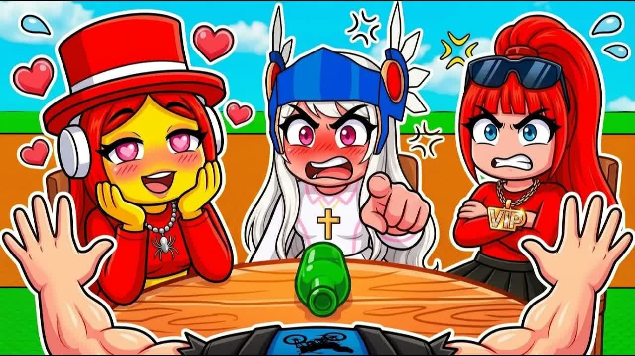 Bacon Plays Spin The Bottle With ADMIN Girls