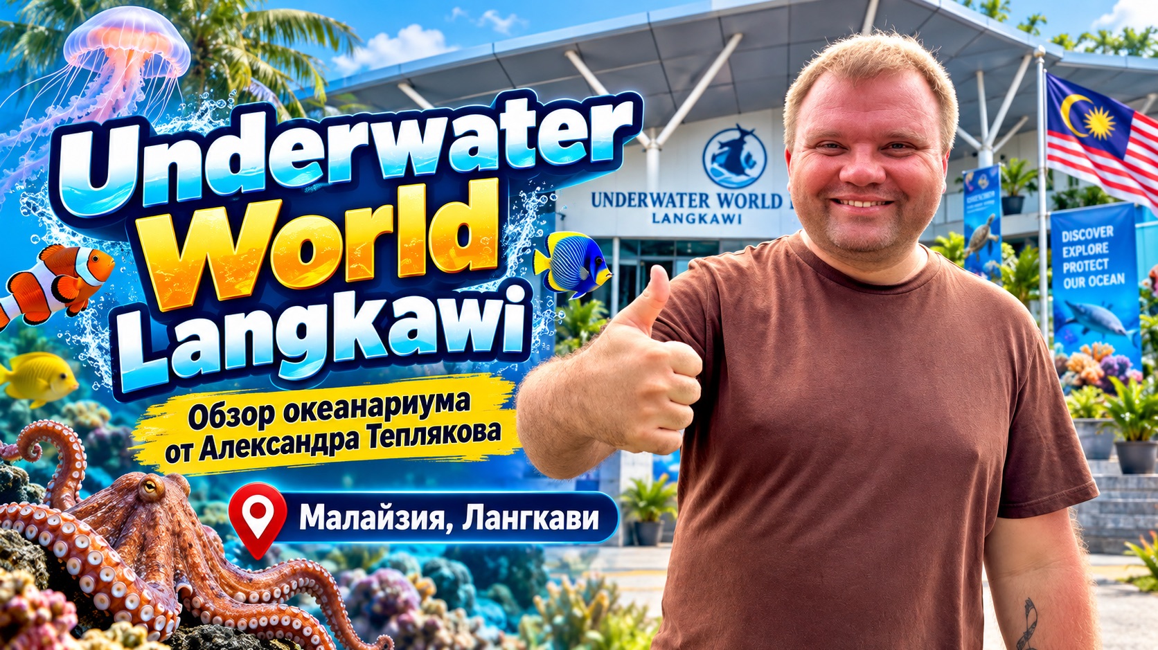 🇲🇾 Underwater World Langkawi. Обзор океанариума. Стоит ли посетить? Что внутри? Малайзия, Лангкави