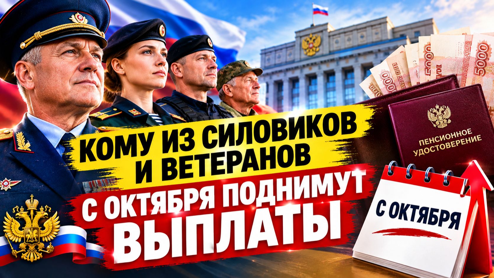 Кому из силовиков и ветеранов с октября поднимут выплаты