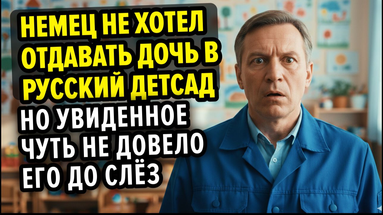 Немецкий прагматизм был УНИЧТОЖЕН. Один день в нашем садике изменил его мнение о России НАВСЕГДА.