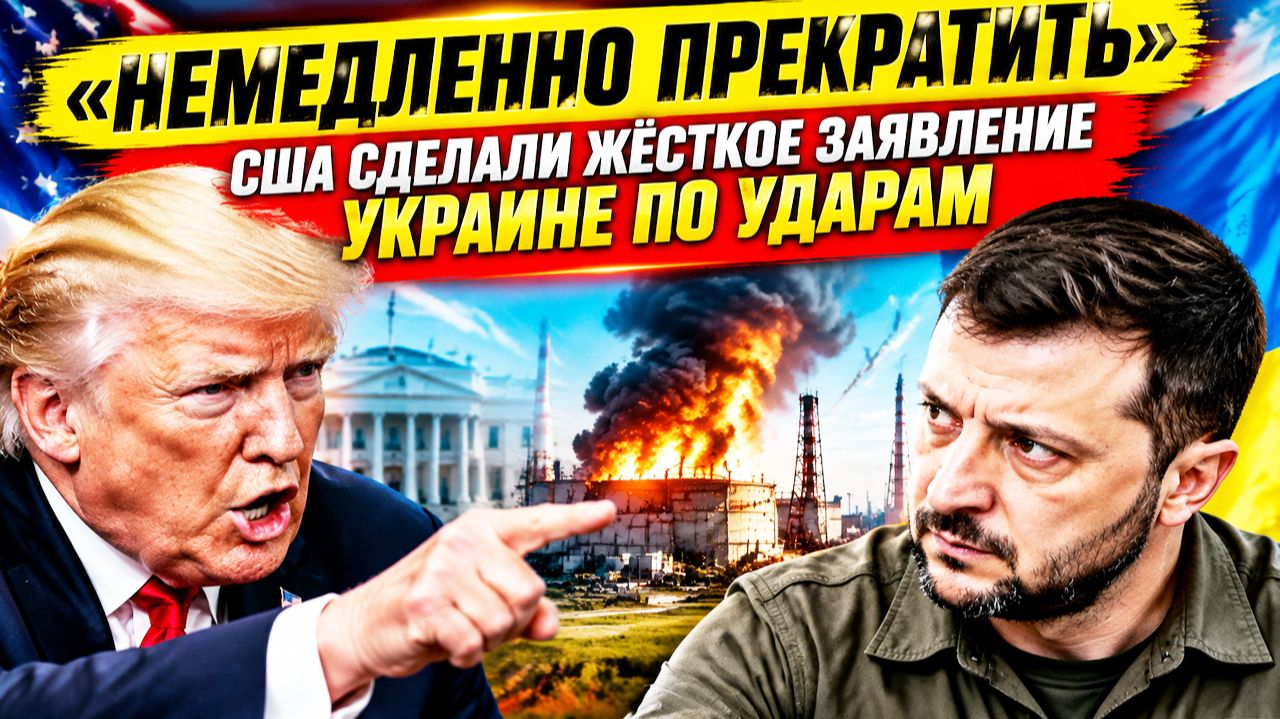 ⚡НАЧАЛОСЬ! Украина получила ЖЕСТКОЕ послание от США из-за ударов