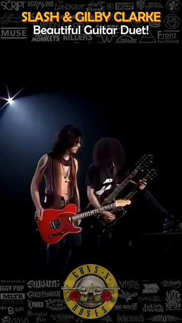 SLASH AND GILBY CLARKE_ Beautiful Guitar Duet! #slash #gilbyclarke #gunsnroses #