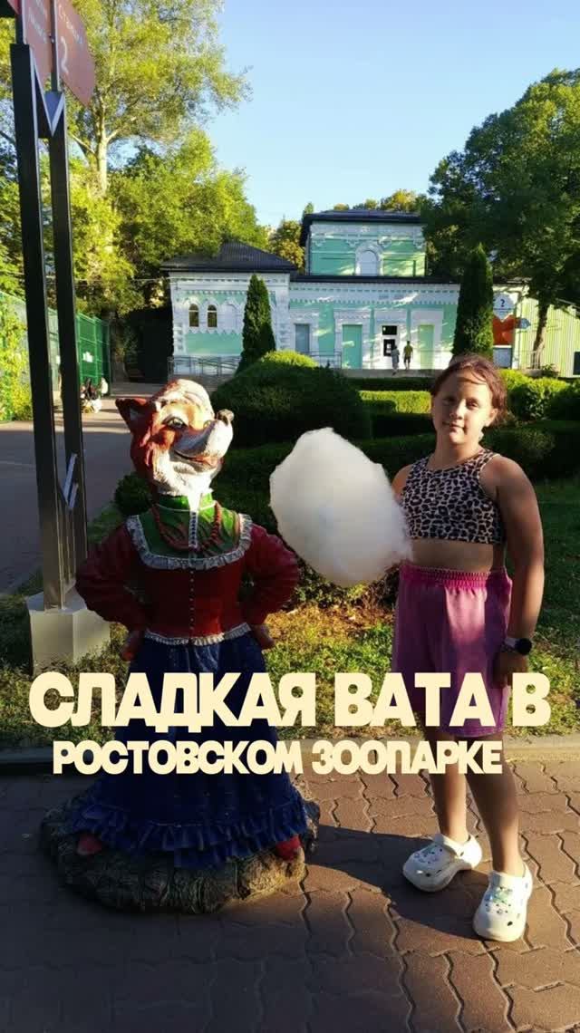 Сладкая вата в Ростовском зоопарке