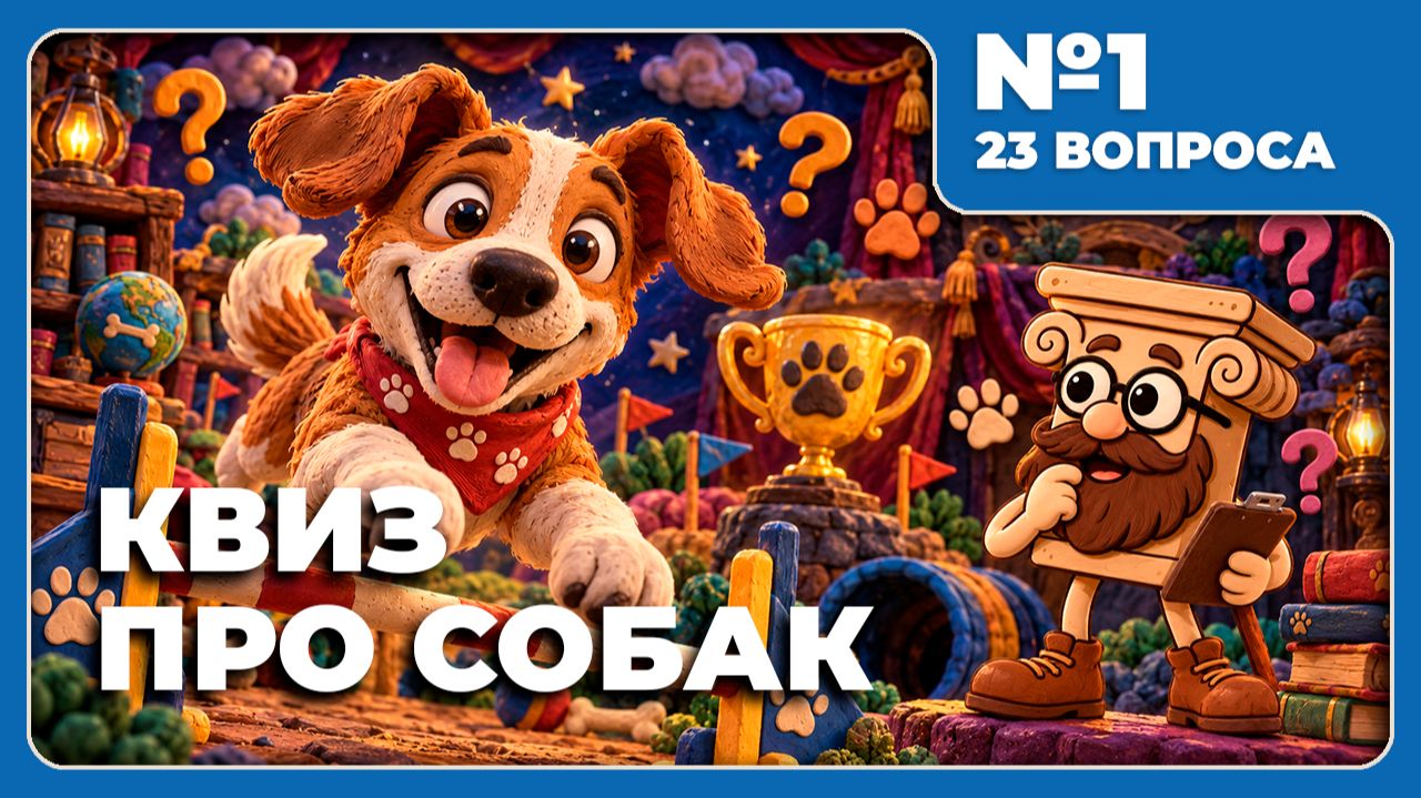 Квиз - Про собак №1 🐕 ГАВ! (лёгкий)