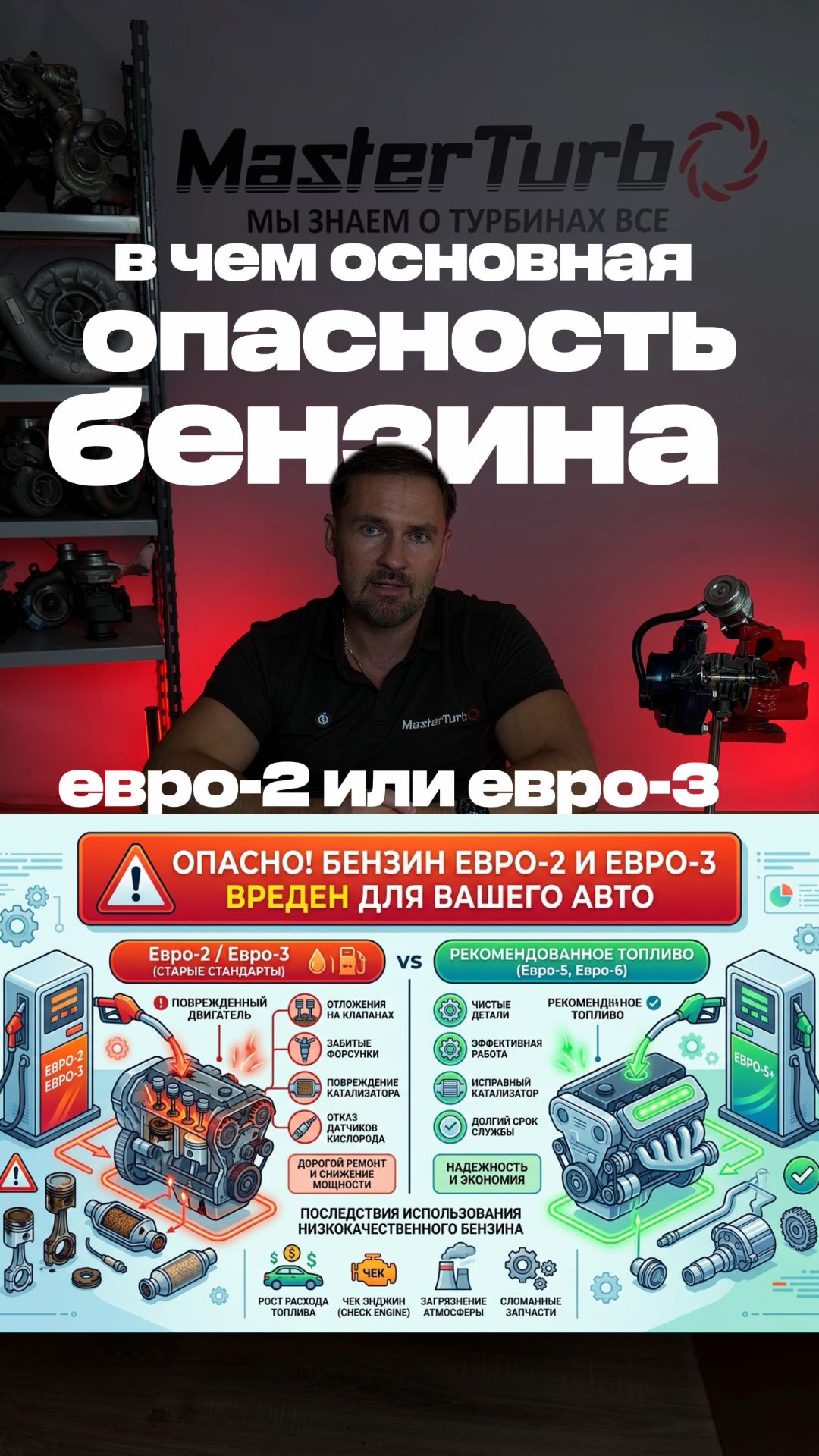 В чем основная опасность бензина Евро 2 и Евро 3.