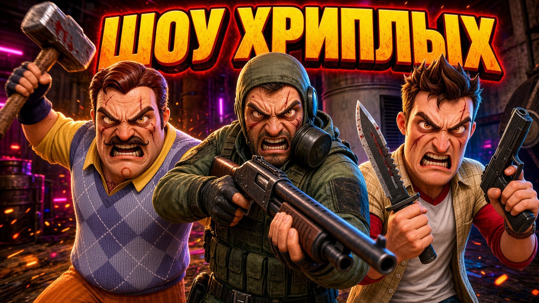 ТЫ ЗНАЕШЬ ЧТО ТАКОЕ БЕЗУМИЕ?!ПРИВЕТ СОСЕД В ГАРРИС МОД!HELLO NEIGHBOR В GARRY'S MOD!ШОУ ХРИПЛЫХ!