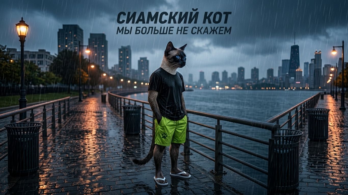 Сиамский кот - МЫ БОЛЬШЕ НЕ СКАЖЕМ.