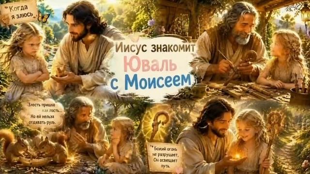Юваль в Божьем Саду - Иисус знакомит Юваль с Моисеем (История 56)