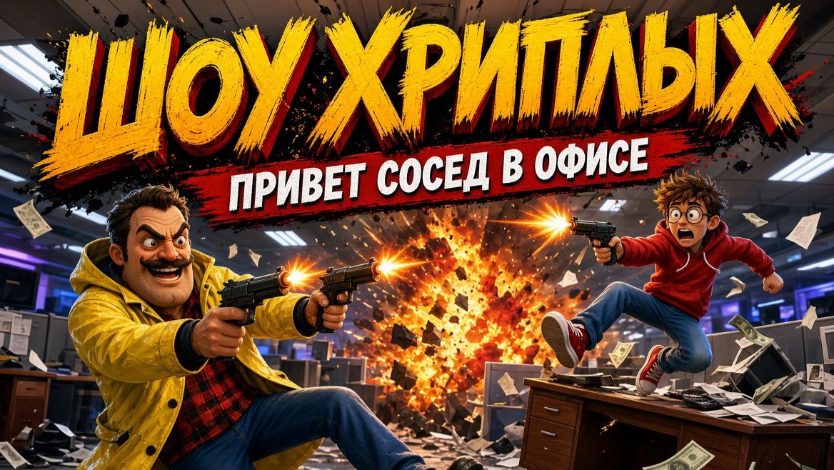 ПРИВЕТ СОСЕД И РАЗБОРКИ В ОФФИСЕ!ИГРА HELLO NEIGHBOR В GARRY'S MOD!ГАРРИС МОД!ШОУ ХРИПЛЫХ
