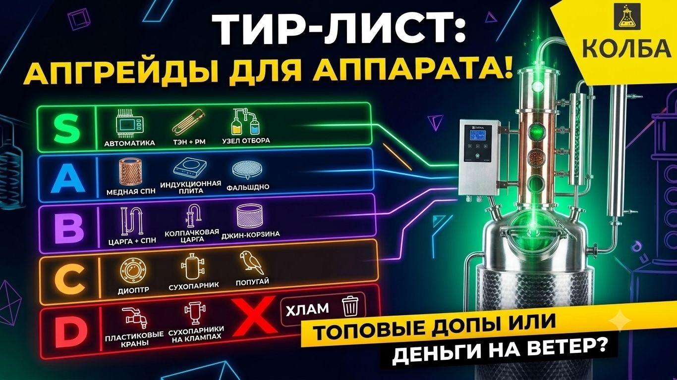 Что докупить к самогонному аппарату? Разбор и рейтинг доп. оборудования