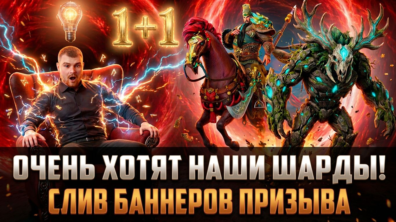 СЛИВ БАННЕРОВ ПРИЗЫВА! 1+1 НА ДРЕВНИЕ! ОТКРЫВАЕМСЯ ИЛИ КОПИМ?#watcherofrealms