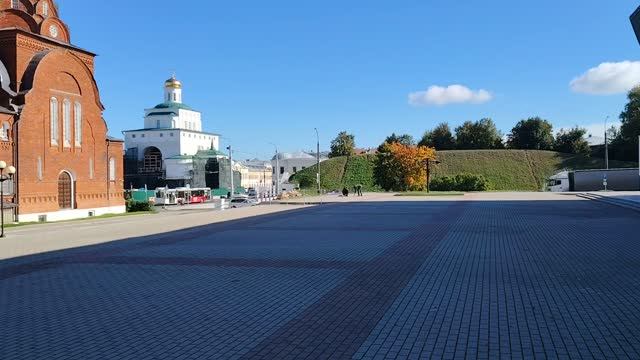 Город Владимир. Центр рядом с Золотыми воротами