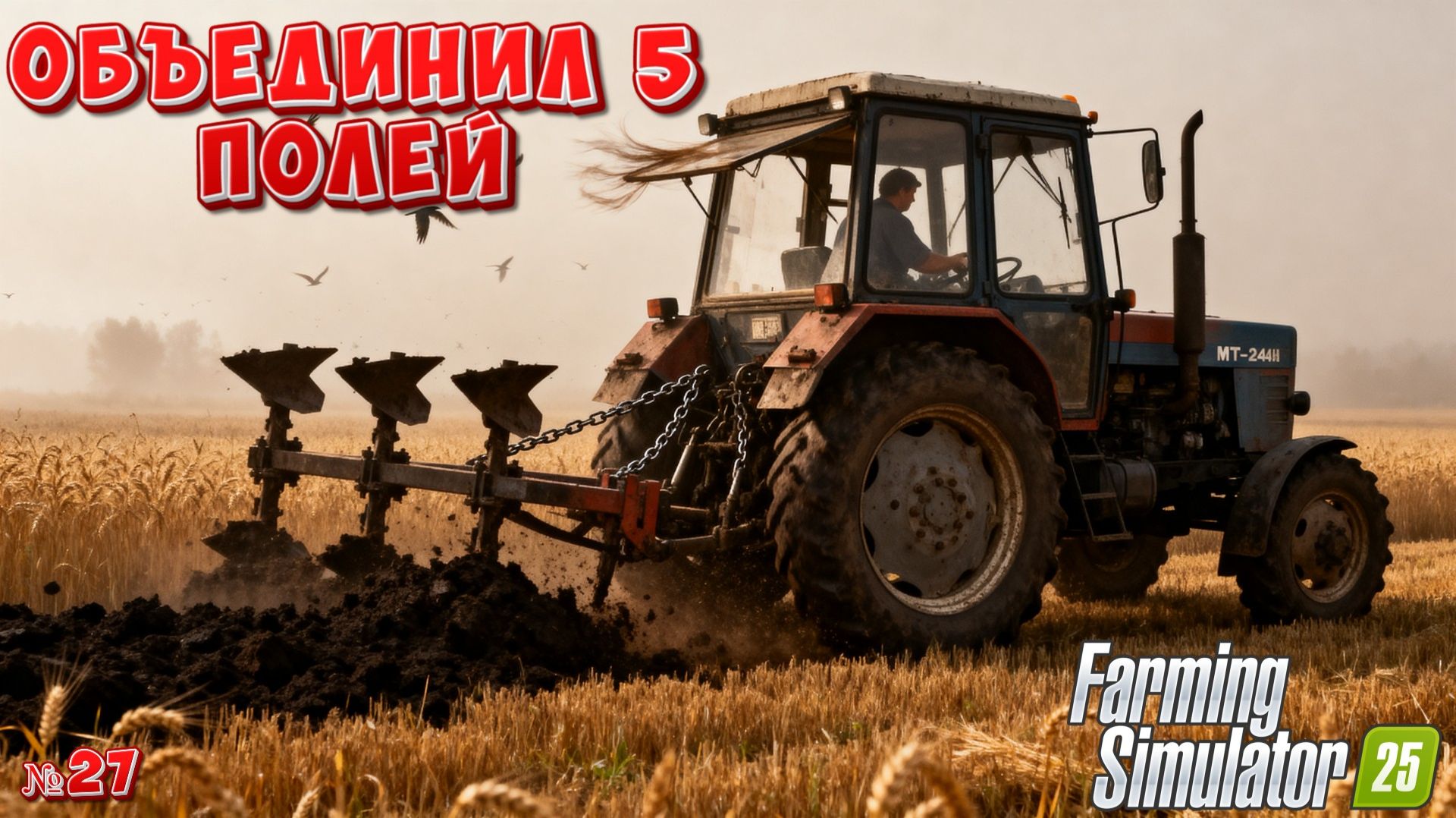 Объединяю ПОЛЯ И ДЕЛАЮ ОДНО  { БЕОЁЗОВАЯ РОЩА } [ Farming Simulator 25 ]