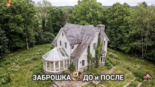 Заброшенный дом превратили в шедевр (9) невероятное восстановление ДО и ПОСЛЕ 😱🏚️➡️🏡