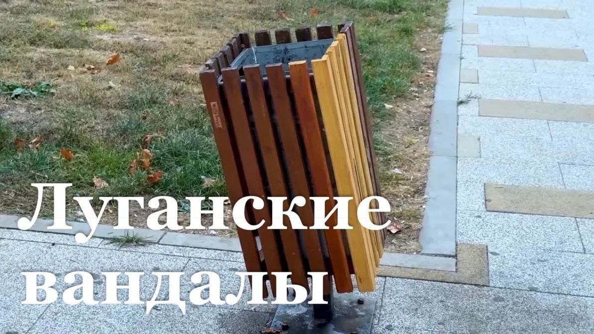 Улицы и парки Луганска терроризируют вандалы