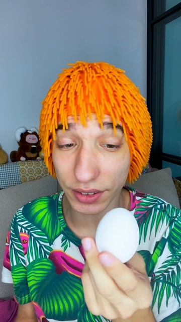 Китайка яйцо Монстрику😂😆