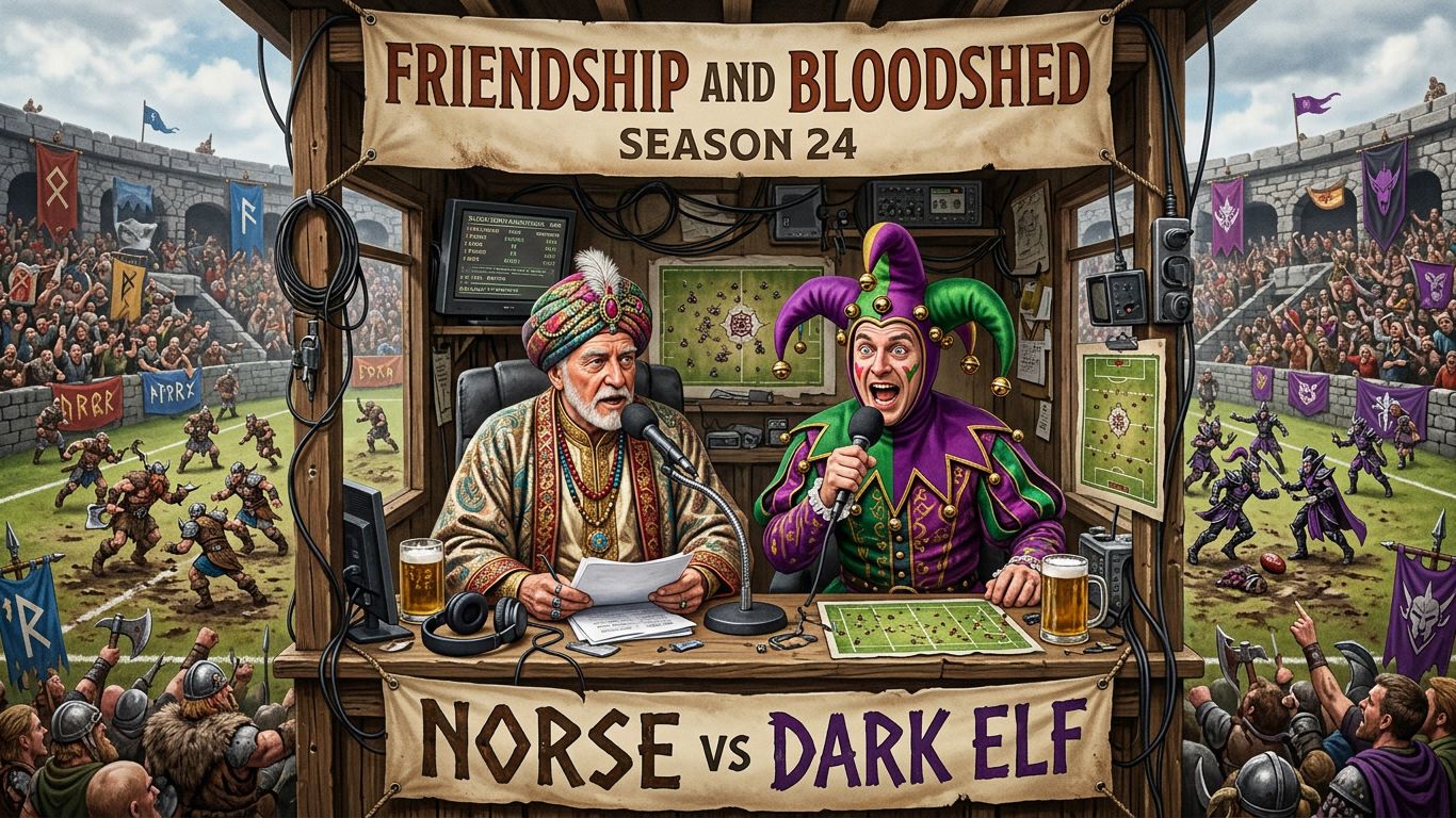 Blood Bowl Friendship And Bloodshed Season 24 Human Vs Dark Elf Short