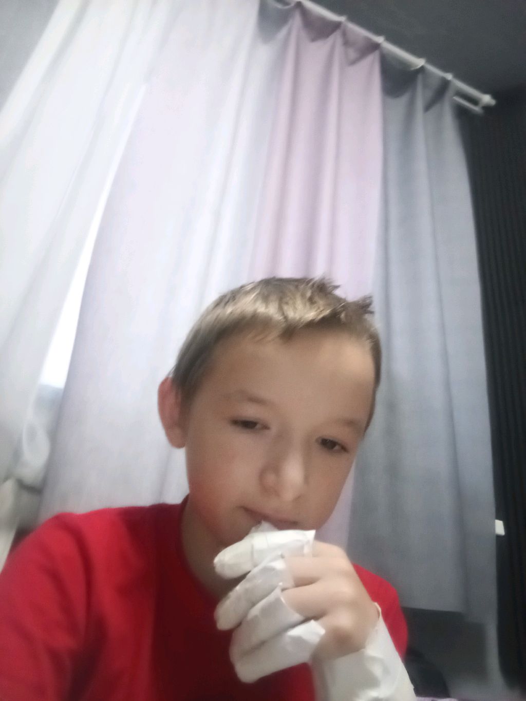 делаем перчатку в 7утра