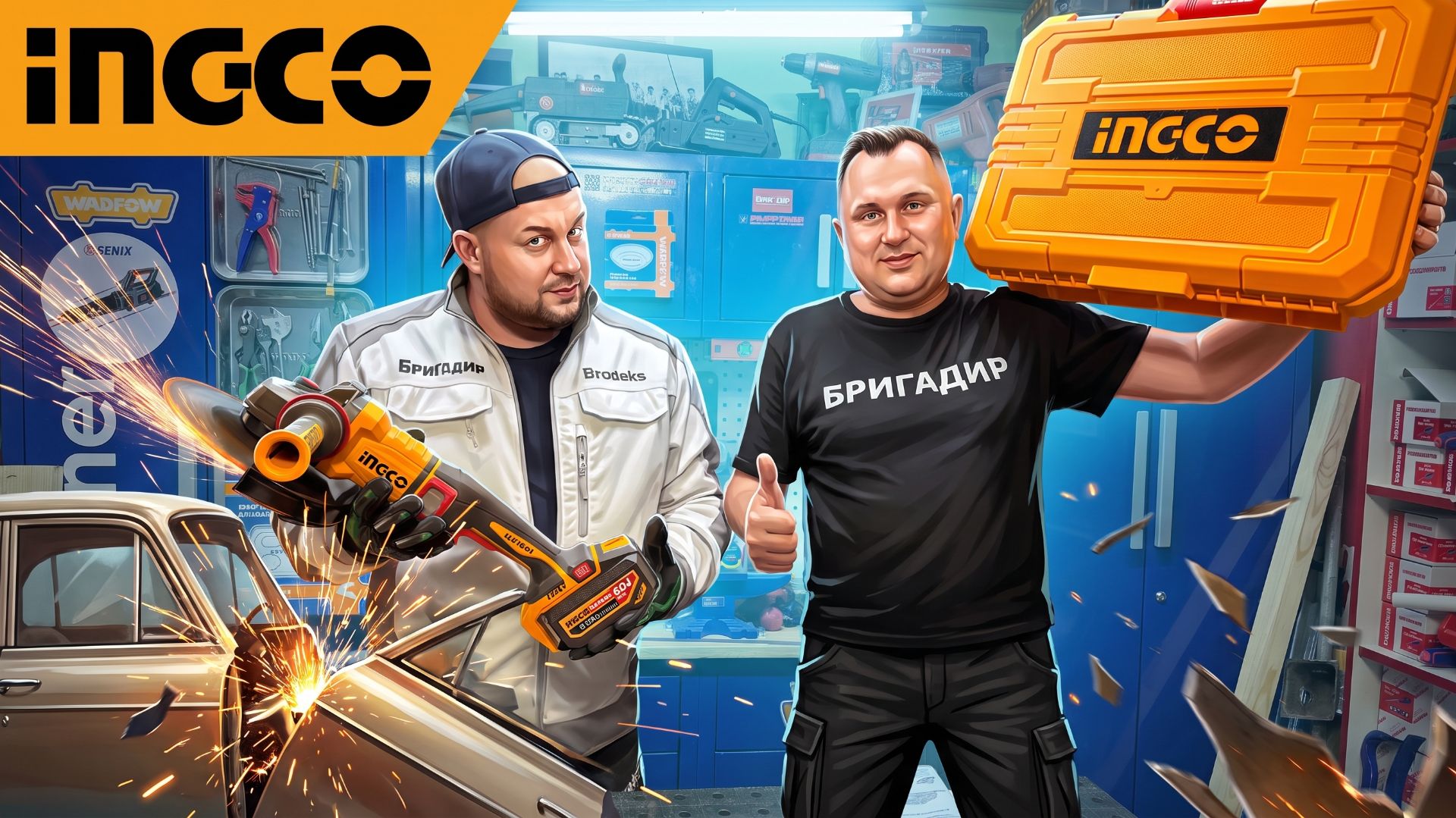 Зачем они сделали ЭТО? Честный тест 230-й болгарки INGCO