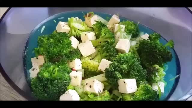 Вкусный сытный и быстрый салат с броколи и брынзой! Домашняя еда Кухня Рецепты  #еда