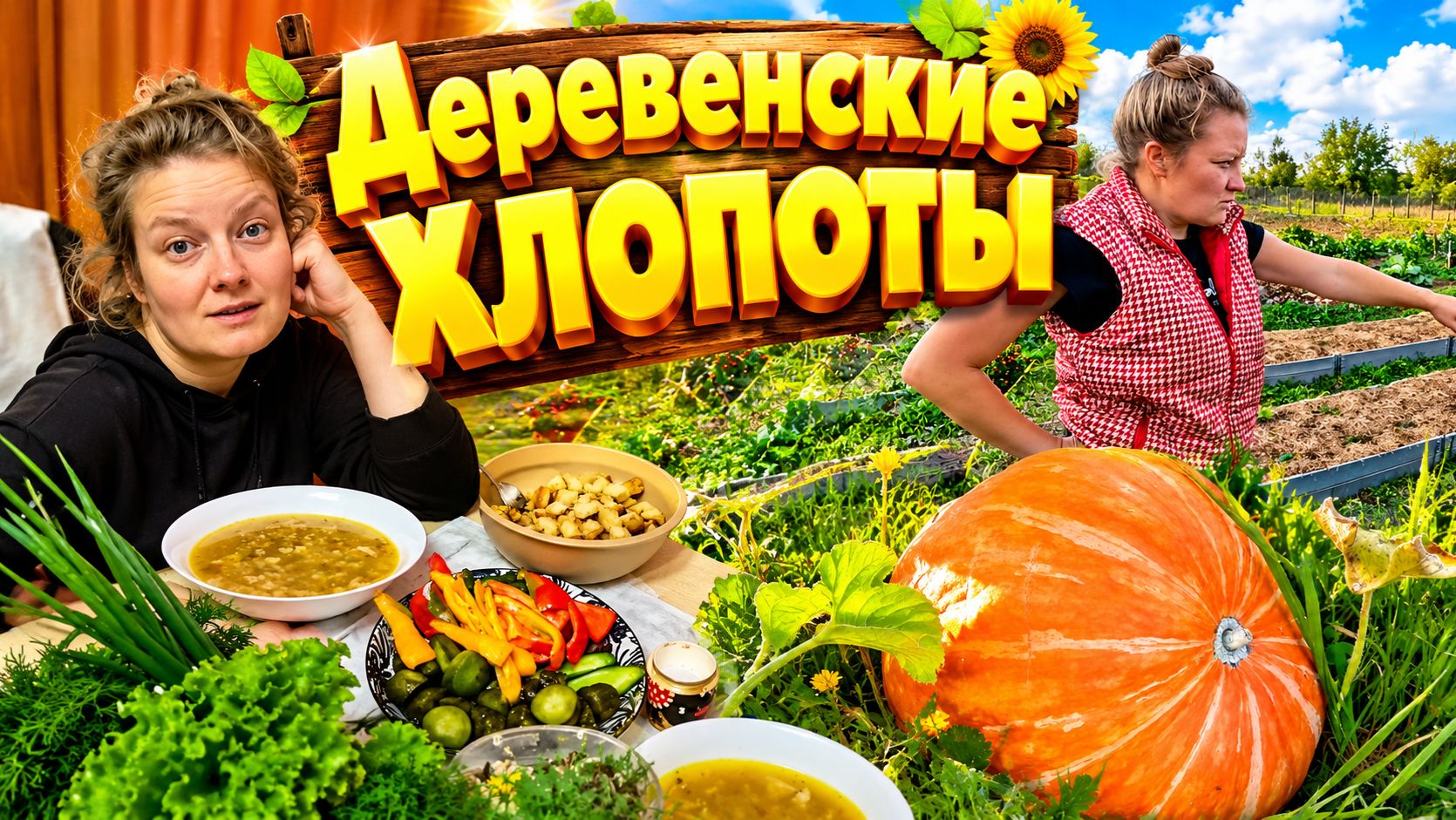 Деревенские будни | Жизнь в деревне | Варим Деревенские Щи с фасолью
