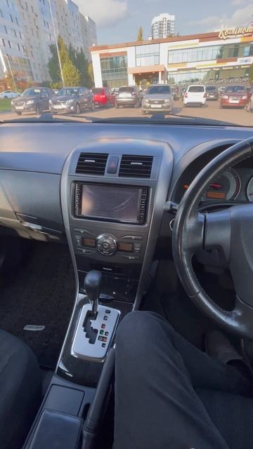 2009 Toyota Corolla Fielder запуск двигателя