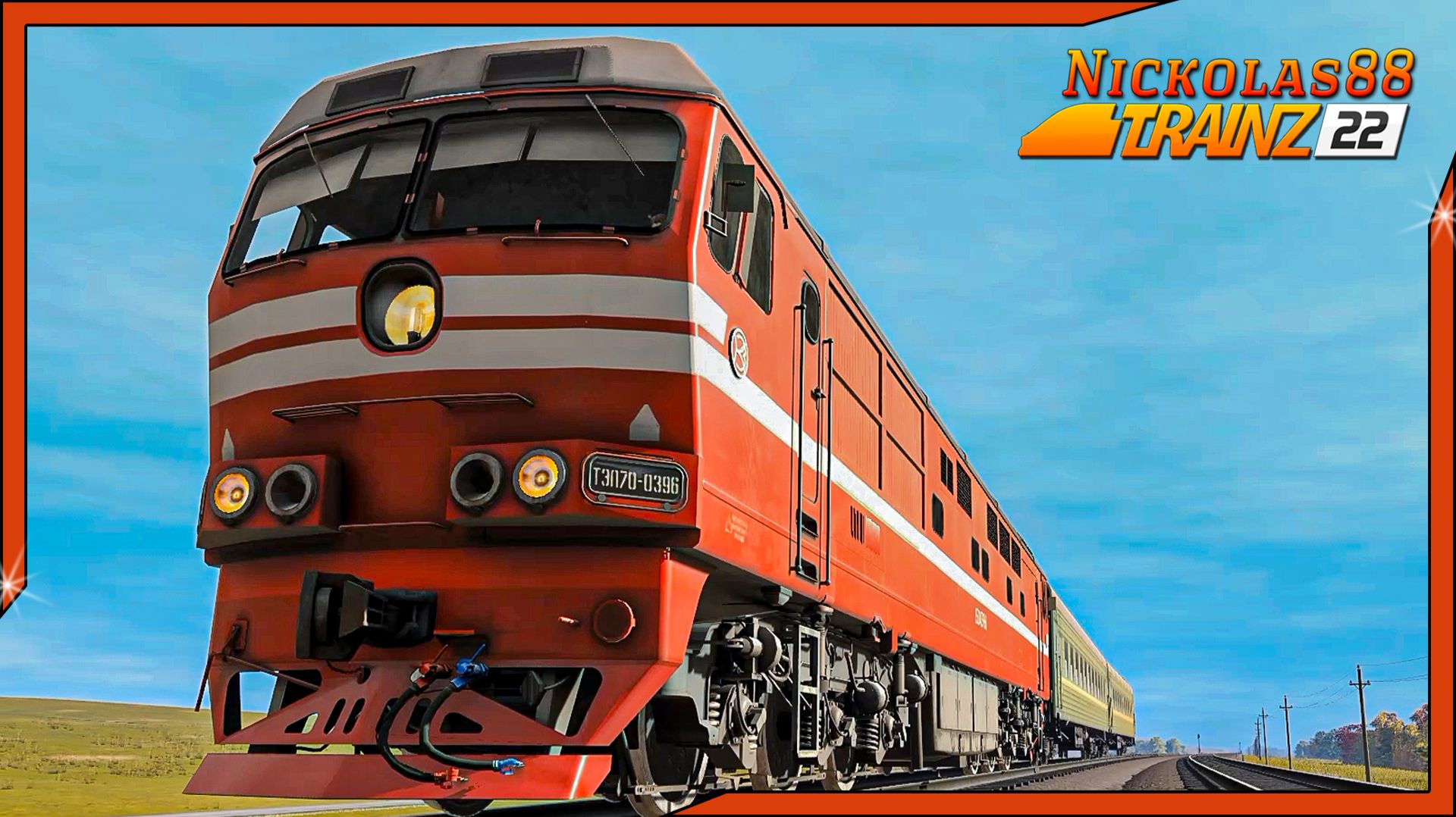 Trainz 22: Поездка Могойтуй – Карымская с новым ТЭП70