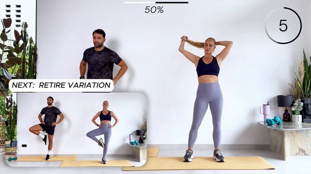 30 Min 5,000 STEP WALKING WORKOUT With Weights   All Standing, No Jumping