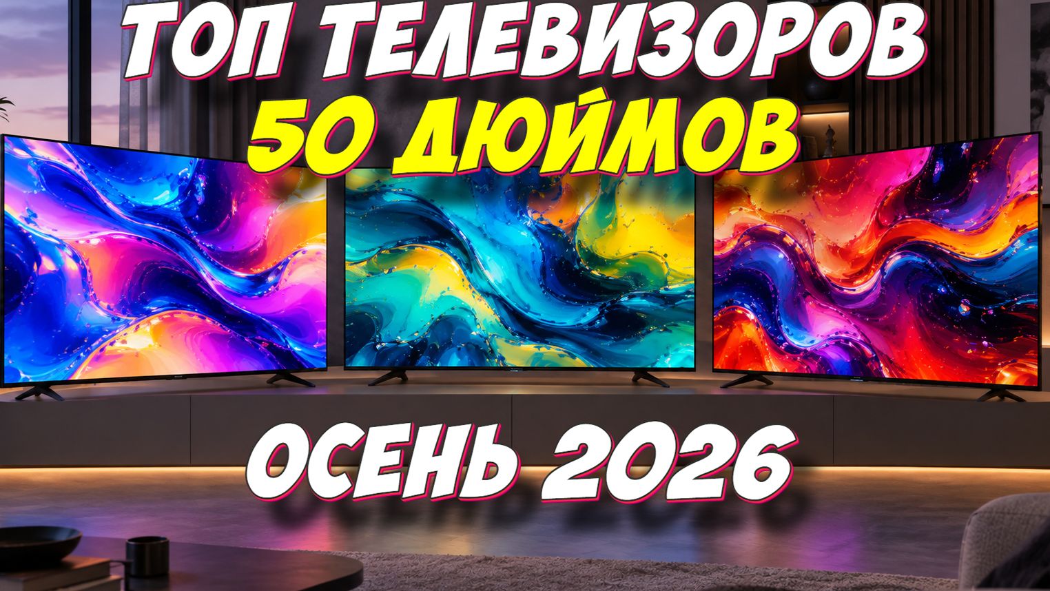 ТОП ТЕЛЕВИЗОРОВ 50 ДЮЙМОВ 2026