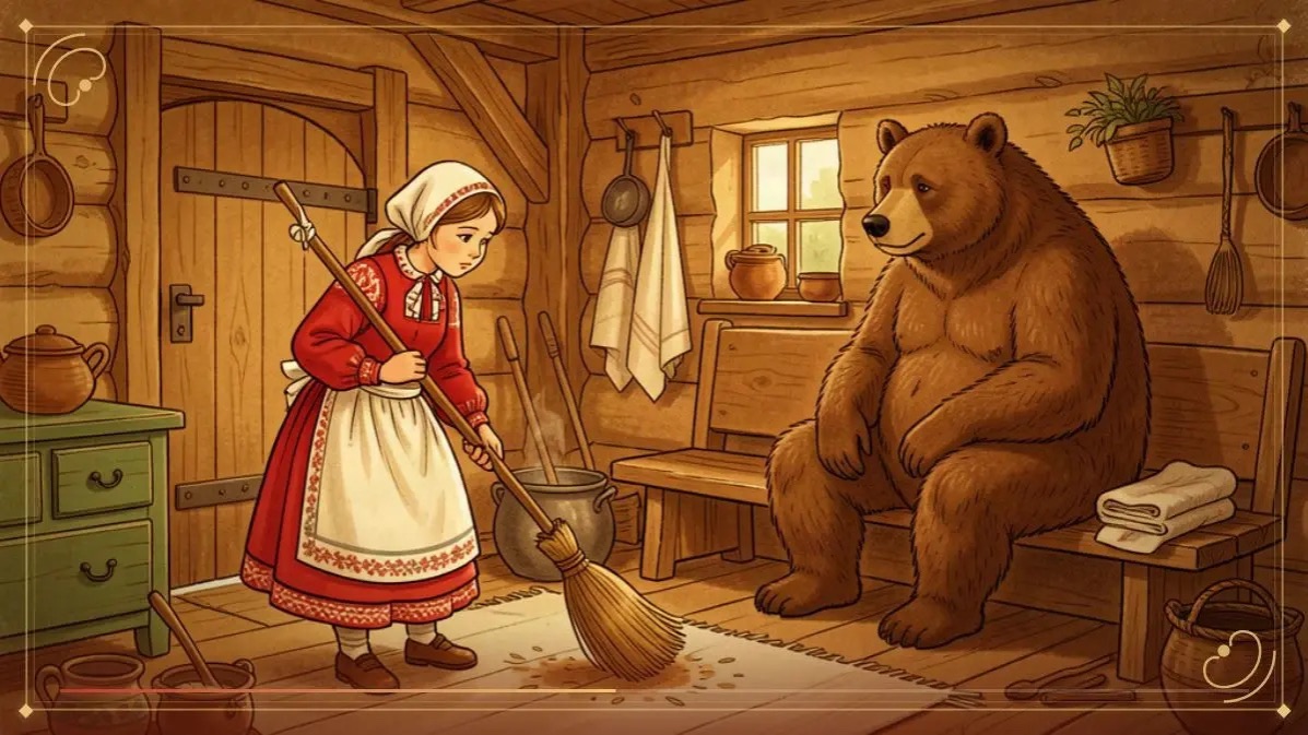 Маша и медведь. Русская народная сказка.
