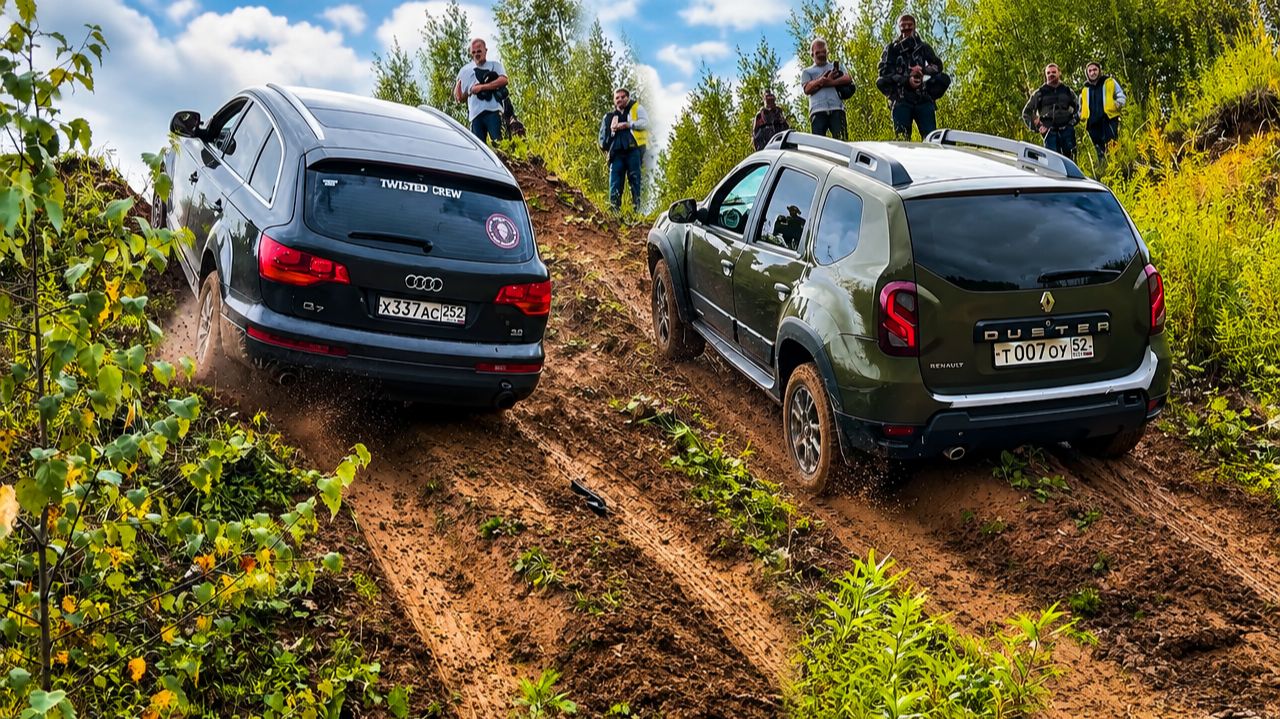 НИВА бросила вызов AUDI и DUSTER на бездорожье! Что из этого выйдет?