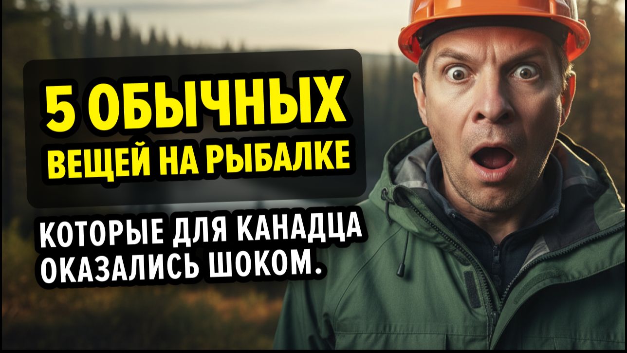 Канадец на рыбалке сначала смеялся, а потом ЗАПИСЫВАЛ. Эти вещи ввели его в СТУПОР.