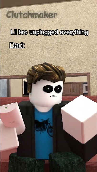Lil Bro Unplugged Everything 💀 #shorts #robloxanimation #roblox #fypp #memes