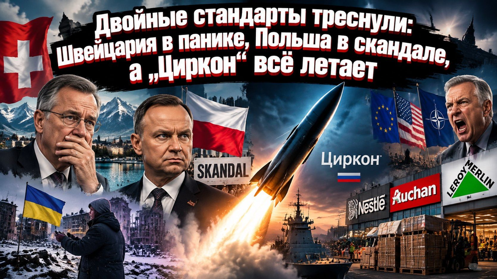Русский гиперзвук — фейк? Тогда почему Запад дрожит, а Nestlé и Auchan уже под внешним управлением?