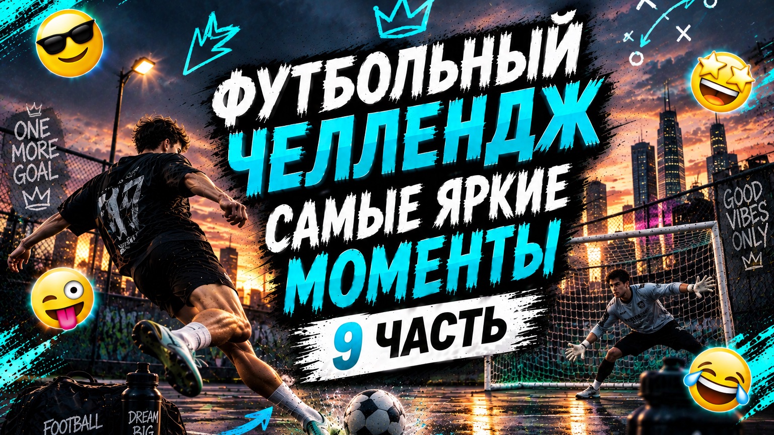 ФУТБОЛЬНЫЙ ЧЕЛЛЕНДЖ САМЫЕ ЯРКИЕ МОМЕНТЫ 9 ЧАСТЬ