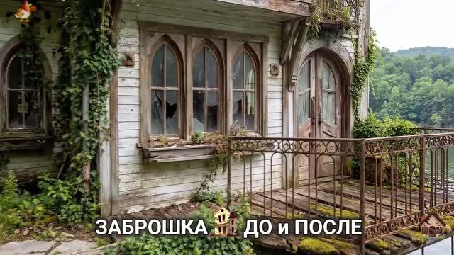 Заброшенный дом превратили в шедевр (10) невероятное восстановление ДО и ПОСЛЕ 😱🏚️➡️🏡