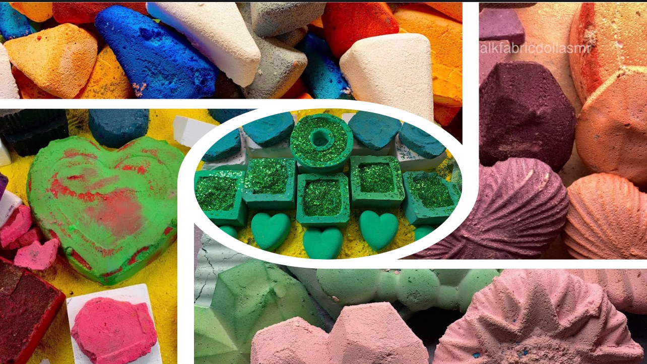 АСМР Crush Chalk 🌈🤍один из любимых авторов мела/оксида🤤