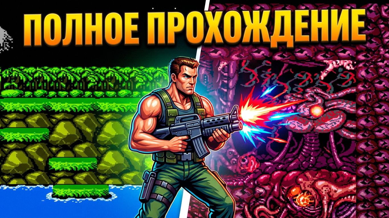Прохождение Contra NES