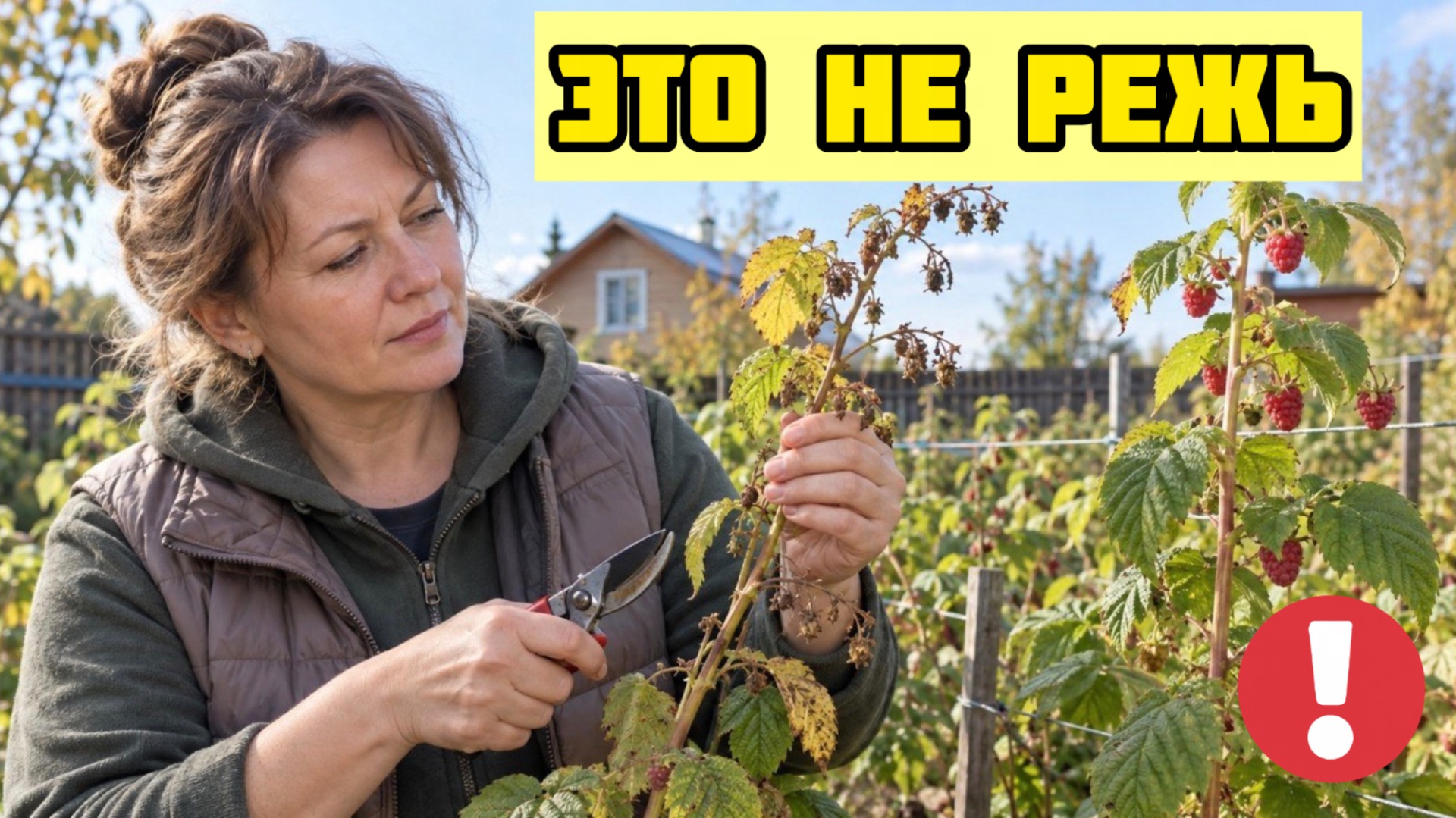 Обрезка малины осенью: какой побег оставить, а какой убрать
