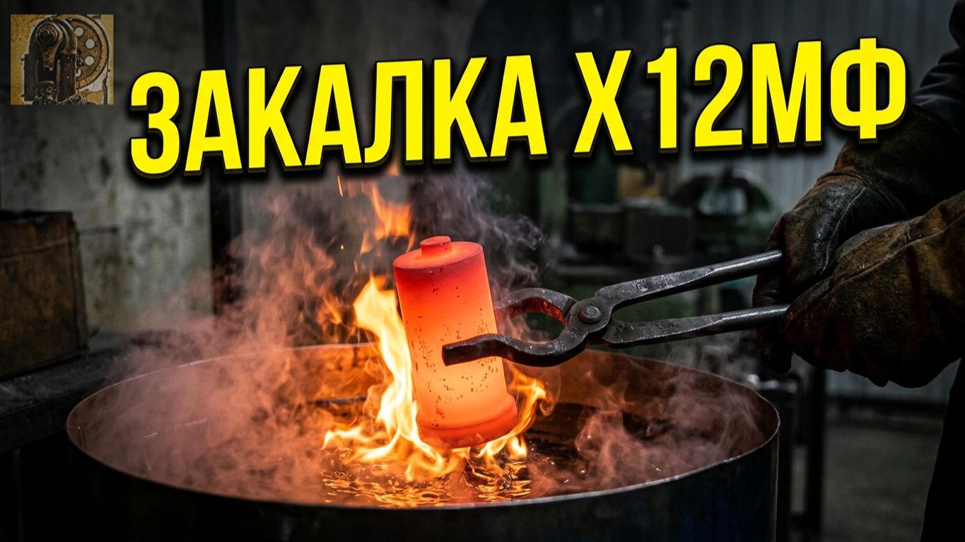Термообработка 4 х пуансонов из х12мф