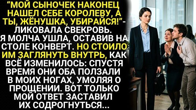 Истории из жизни| Сыночек нашел королеву, а ты, жёнушка, убирайся |Аудио рассказы|Жизненные истории
